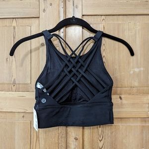 Lululemon Free to Be Bra *Wild High Neck Long Line size 4